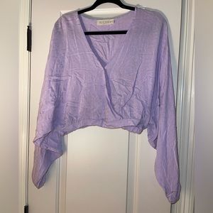Purple Overlay Top